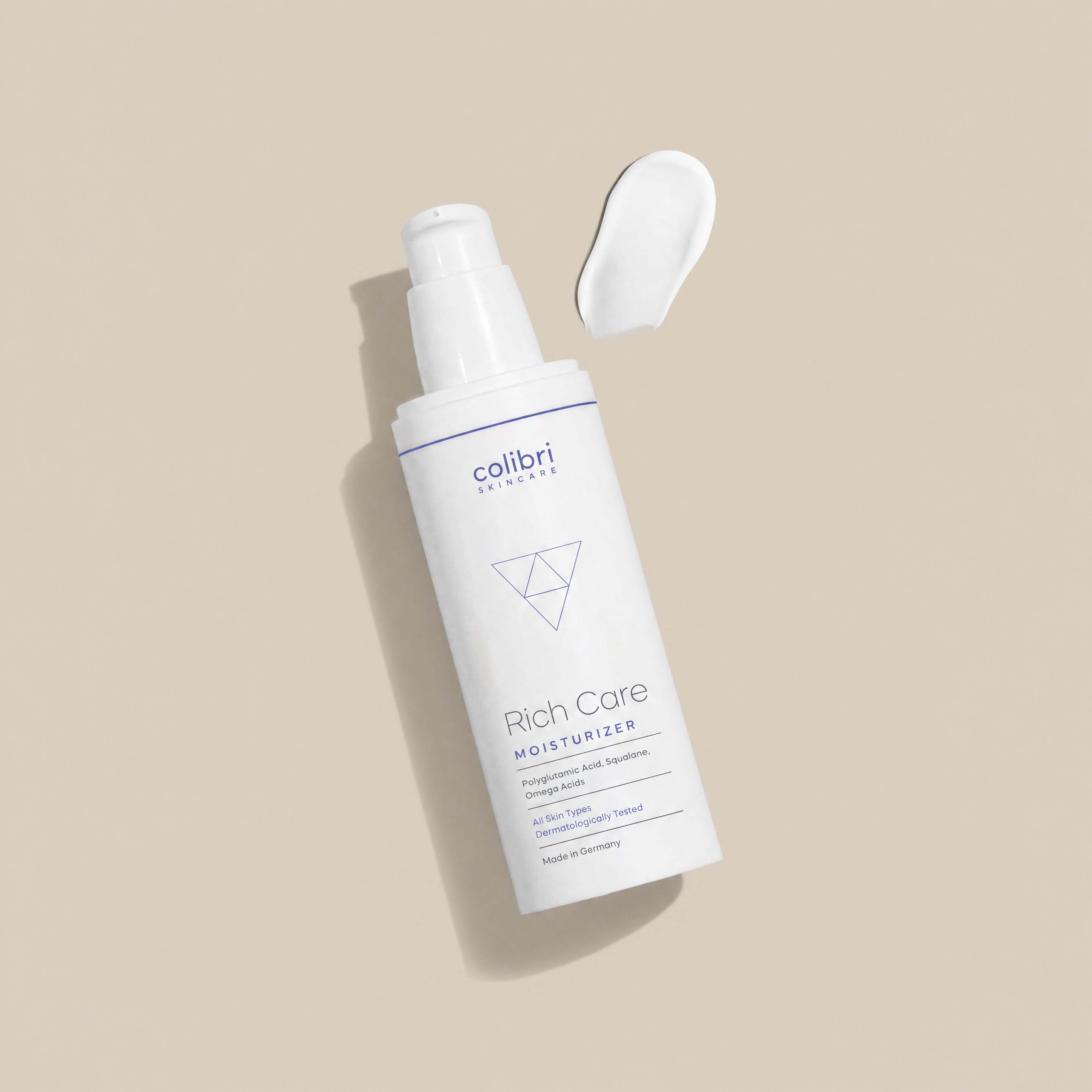 Rich Care Moisturizer » Cuidado de día Rich I colibri skincare